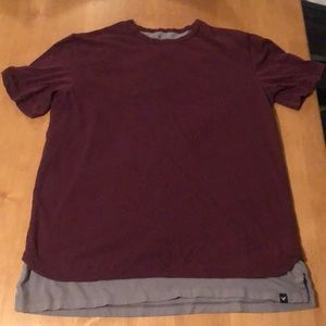American Eagle Men’s Double Layer Tshirt size L